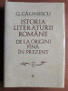 George Calinescu - Istoria literaturii romane de la origini pana in prezent 1982