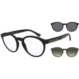 Rame ochelari de vedere barbati Emporio Armani CLIP-ON EA4152 50421W