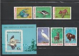 ROMANIA 1980 LP 1004 LP 1005 ANUL EUROPEAN AL OCROTIRII NATURII SERIE+COLITA DANTELATA MNH NESTAMPILATE