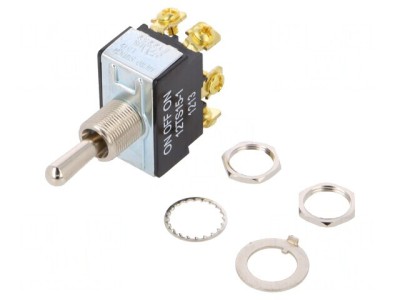 Comutator Basculant DPDT ON-OFF-ON 20A/125VAC foto