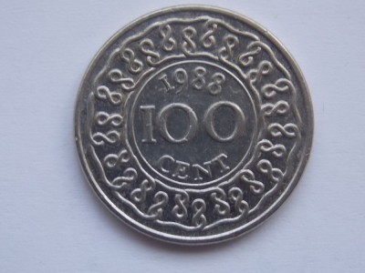 100 CENT 1988 SURINAME foto