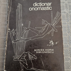 Ingeniosul bine temperat dictionar onomastic Mircea Horia Simionescu