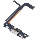 Banda cu Conector Incarcare - Microfon Apple iPhone 13 Pro Max, Argintiu