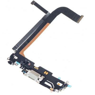 Banda cu Conector Incarcare - Microfon Apple iPhone 13 Pro Max, Argintiu foto