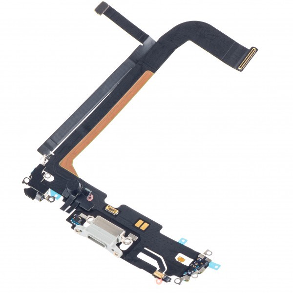 Banda cu Conector Incarcare - Microfon Apple iPhone 13 Pro Max, Argintiu