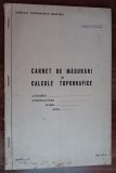myh 33s - Carnet de masuratori si calcule topografice - piesa de colectie