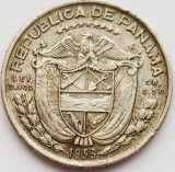 228 Panama 1/10 Balboa 1953 Anniversary of the Republic km 18 argint