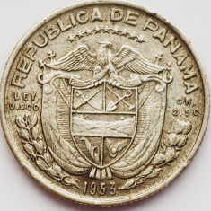 228 Panama 1/10 Balboa 1953 Anniversary of the Republic km 18 argint