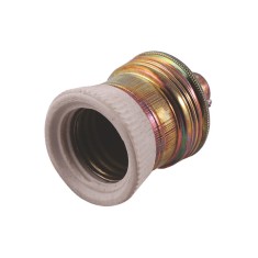 Fasung din bronz cu ceramica, E27,220V