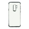 Husa samsung galaxy s9 transparent cu margini negre, Flippy