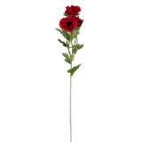 Fir floare artificiala decorativa,plastic,rosu,64 cm, Oem
