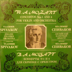 Vinyl/vinil - Mozart – Concertos Nos. 1 And 4 For Violin And Orchestra