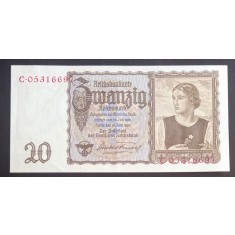 Germania, 20 Reichsmark 1939.