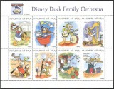 MALDIVES 1995 DESENE ANIMATE DISNEY DUCK FAMILY ORCHESTRA