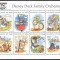MALDIVES 1995 DESENE ANIMATE DISNEY DUCK FAMILY ORCHESTRA