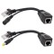 Set adaptor POE alimentare prin cablul de retea UTP/FTP URZ1998EK E4653 EUROKOMP
