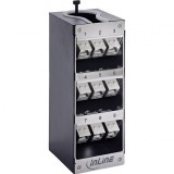 Cutie cu 9 x keystone Cat.6A montare perete/DIN rail, InLine IL76203P
