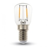 Bec E14 ST26 cu filament LED 2W 4000K alb neutru V-TAC, Vtac