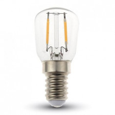 Bec E14 ST26 cu filament LED 2W 4000K alb neutru V-TAC