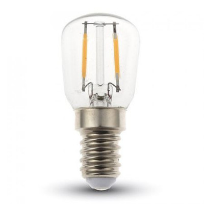 Bec E14 ST26 cu filament LED 2W 4000K alb neutru V-TAC foto