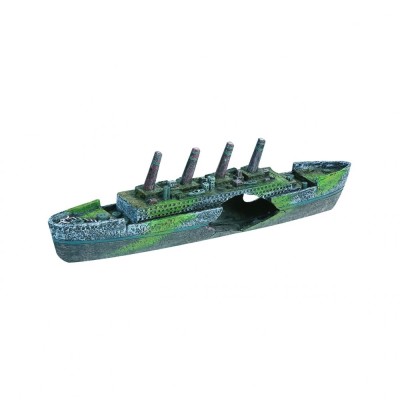 DECOR PENTRU ACVARIU TITANIC FLAMINGO foto