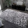 Covor Model Leopard 11066-190, Marime 80 x 150 cm, Gri, Inaltime Fir 9 mm, Antialergic, Polipropilena, Living, Dormitor, Sufragerie, Birou, KOLIBRI
