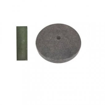 Disc slefuit gri cu pasta verde ,diametrul 200 mm , gaura 16 mm foto