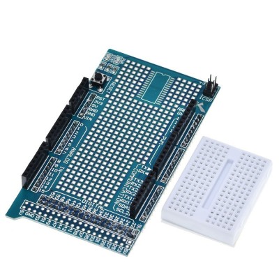 Prototype shield v3 pentru Arduino MEGA DUE + breadboard 170pct (a.537) foto