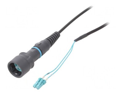 Patch Cord Duplex Multimod cu Fibră, Tip Baionetă foto