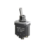 Intrerupator basculant cu mentinere, 3 pozitii, 3 pini, ON-OFF-ON, 16A 250VAC, 20A 24VDC, fara iluminare, SPDT, FLKN2-13X-L