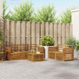 VidaXL Set canapele 6 piese Lemn Masiv Acacia Natural Exterior Durabil Stil Modern