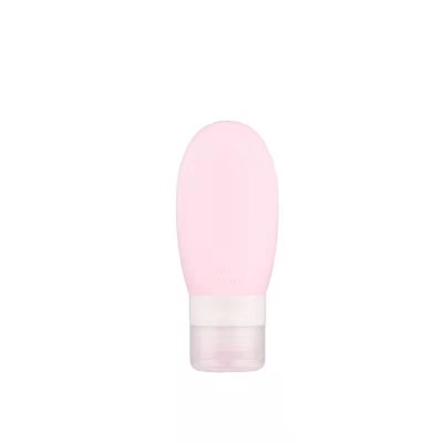 Recipient portabil din silicon elegant de voiaj, sticla de calatorie, flippy, potrivita pentru lotiune, sampon si alte lichide, anti-scurgere, cu posi foto