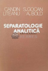 Separatologie analitica - 1981 - Candin Liteanu ($Q117)