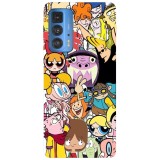 Husa compatibila cu Motorola Moto G51 5G model Cartoon Network, Silicon, TPU, Viceversa, Transparent, Carcasa