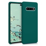 Husa pentru Samsung Galaxy S10 Plus, Silicon, Verde, 49028.184, Carcasa, Kwmobile