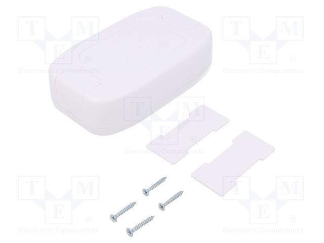 Carcasă universală KRADEX ABS albă 75,2mm x 125,1mm x 33mm