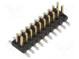 Conector SAMTEC şiruri pini tată 20 PIN 1,27mm gold flash SMT soclu