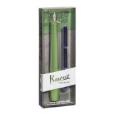 Pachet Stilou Kaweco Perkeo Jungle Green M, 3 rezerve