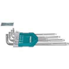 Set 9 chei imbus Torx - T10-T50 - Cr-V, brat lung (INDUSTRIAL)