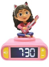 Gabby's Dollhouse Alarm Clock With Night Light And Sounds (80114)