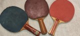 3 palete tenis de masa ping pong chinezesti vintage cca 40 - 50 ani