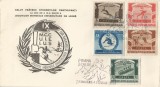 |Romania, LP 275/1951, Jocurile Mondiale Universitare de Iarna, FDC