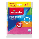 Handrička Vileda Microfibre Colors, mikrovl&aacute;kna, bal. 4 ks