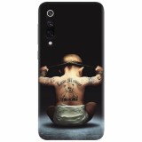 Husa silicon pentru Xiaomi Mi 9, Body Builder Cute Baby Tattoo