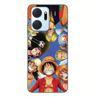 Husa compatibila cu Honor X7a Silicon Gel Tpu Model One Piece Crew foto