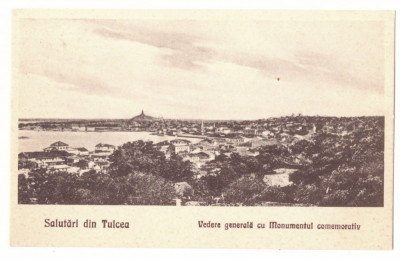 5403 - TULCEA, Panorama, Romania - old postcard - unused foto