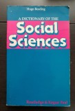 A Dictionary of The SOCIAL SCIENCES - Hugo Reading (limba engleză)