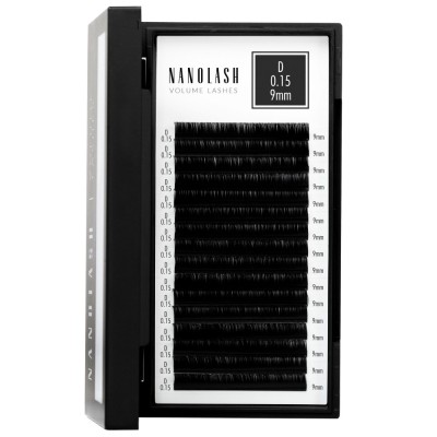 Gene artificiale pentru extensie Nanolash - 0.15 D 9 mm lungimi foto