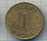 AX 251 MONEDA - ISLANDA - 1 KRONA -ANUL 1970 -STAREA CARE SE VEDE, Europa