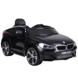 HOMCOM Mașină Electrică pentru Copii cu Telecomandată, Muzică și Faruri LED, 106x64x51 cm, Negru | Aosom Romania